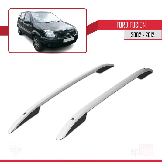 Compatible avec Ford Fusion 2002-2012 (Empattement Court L1/H1) Rails de Toit Porte-bagages sur le Toit (Modèle Adhésif) Gris