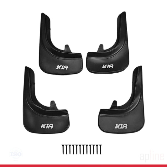 Compatible with Kia Mudguards Vehicle Front Rear Set 4 Pcs Black