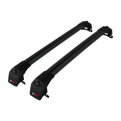 Compatible avec Honda CR-V 5 2017-2022 ACE-2 modèle Barres de Toit Railing Porte-Bagages de Voiture Noir Aluminium Barres