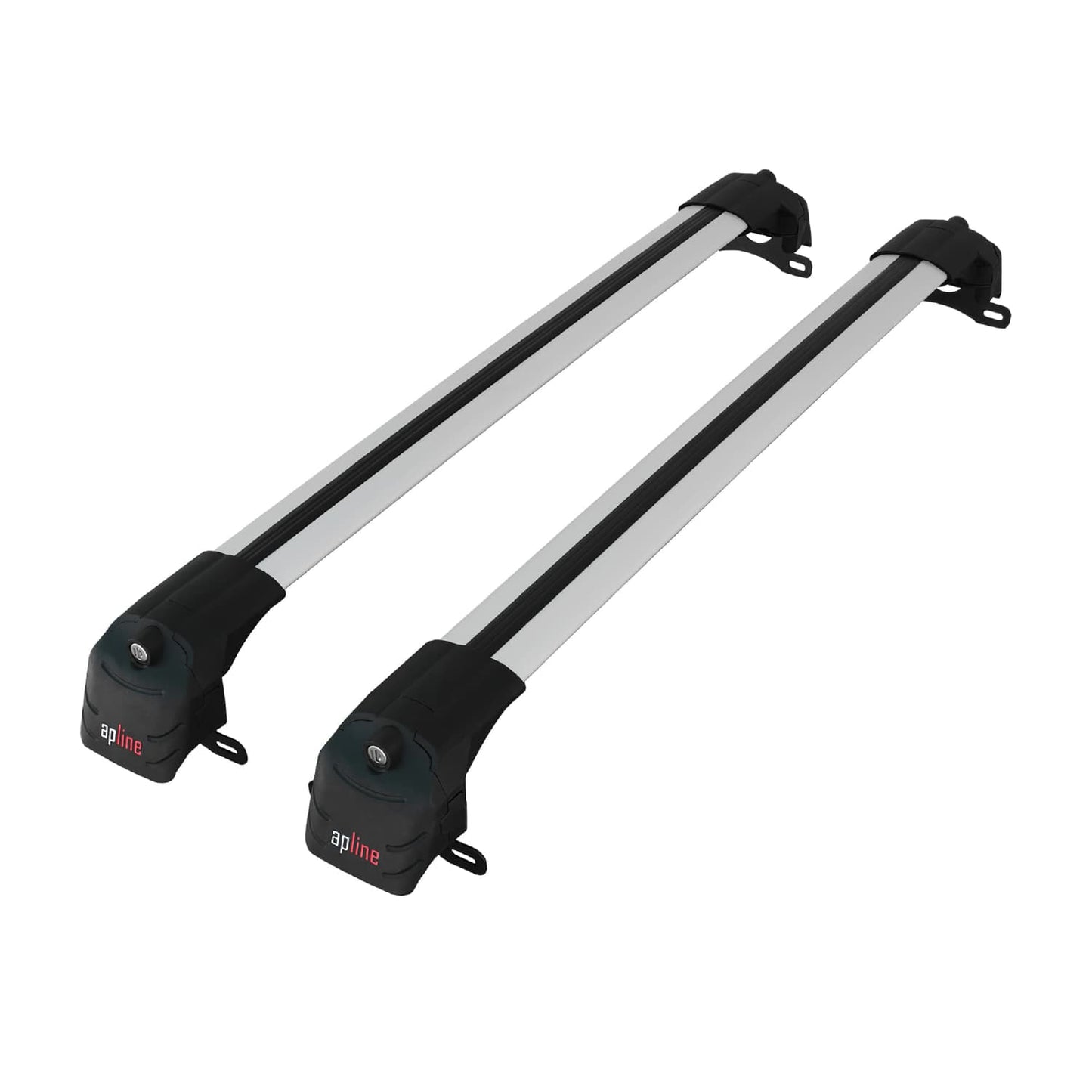Compatible avec Chevrolet Tahoe 4 2015-2020 ACE-2 modèle Barres de Toit Railing Porte-Bagages de Voiture Gris Aluminium Barres