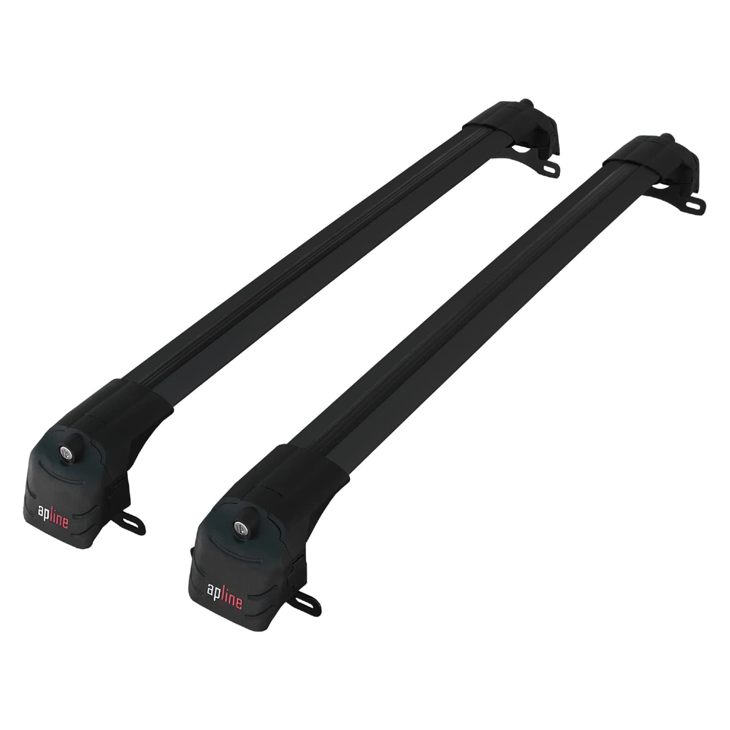 Compatible avec Skoda Kodiaq 2024-2025 ACE-2 Barres de Toit Railing Porte-Bagages de Voiture Noir Aluminium 2 Barres