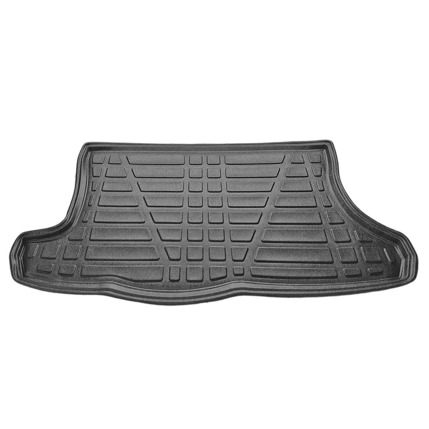 Compatible with Ford Fusion 2002-2012 Flexible Trunk Mats Cargo Liner Black