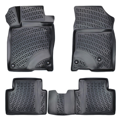 Compatible with Honda Civic 10 (FC) Sedan 2016-2021 4D Car mats Black
