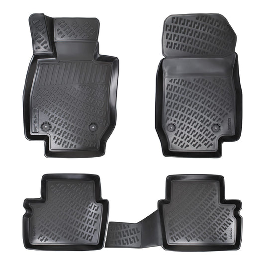 Compatible avec Mazda CX-3 (DK) 2016-2021 4D Tapis de Voiture Noir