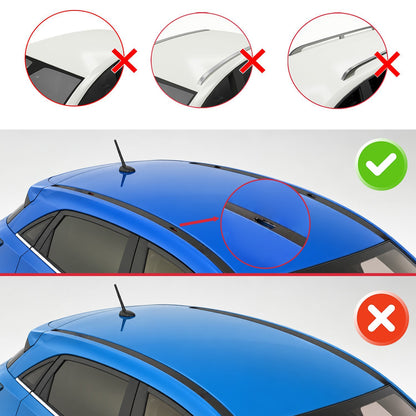 Compatible with Mazda CX-5 (KE) 2012-2016 ACE-3 Car Roof Rack Cross Bar Grey Aluminium 2 Bars