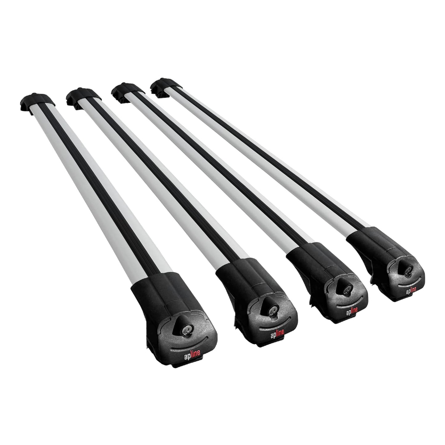 Compatible with Opel Vivaro B 2014-2019 ACE-1 Car Roof Rack Cross Bar Grey Aluminium 4 Bars