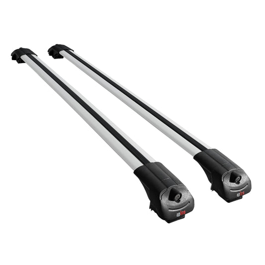 Compatible avec Subaru XV 2013-2017 ACE-1 Barres de Toit Railing Porte-Bagages de Voiture Gris Aluminium 2 Barres