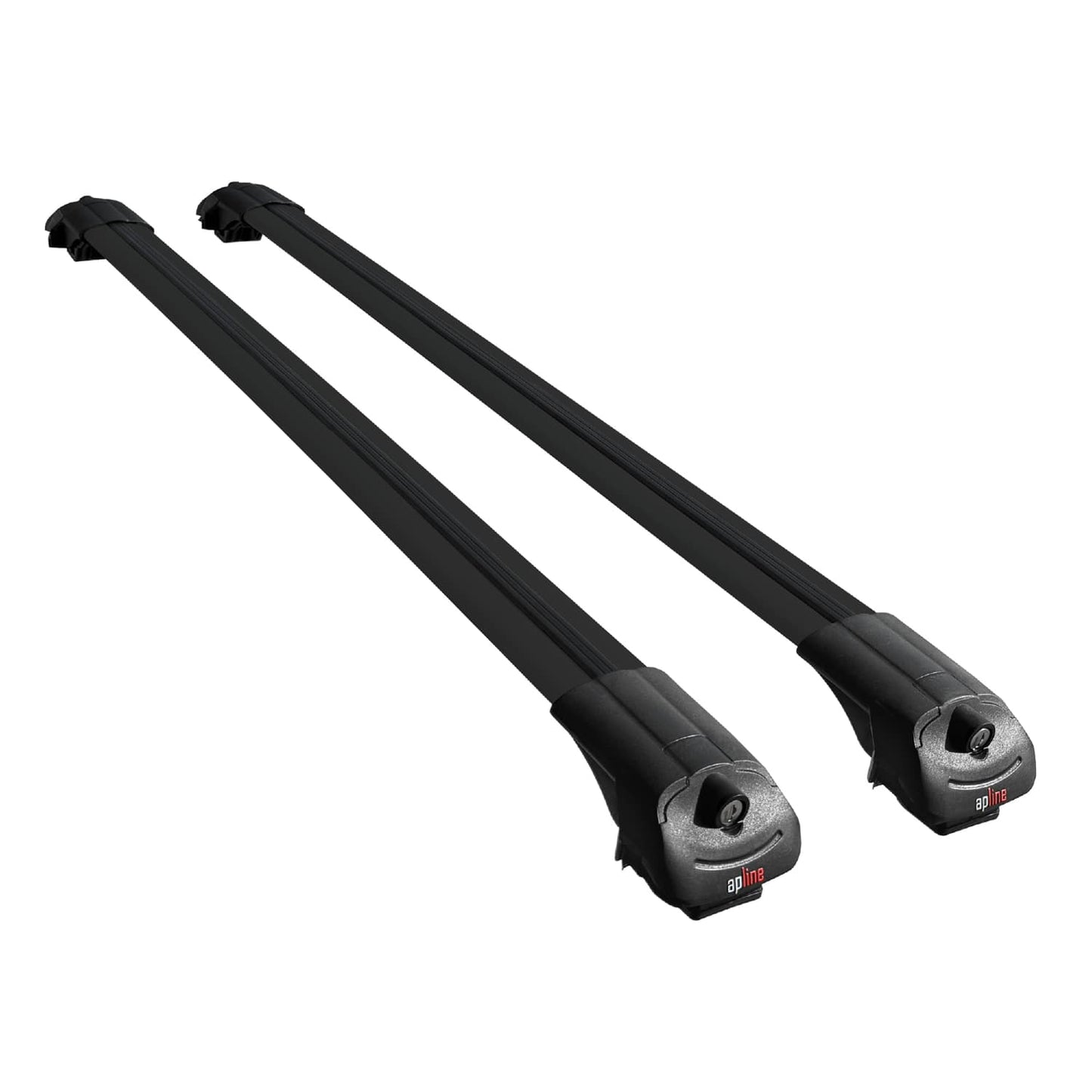 Compatible avec Porsche Cayenne (9PA) 2003-2010 ACE-1 Barres de Toit Railing Porte-Bagages de Voiture Noir Aluminium 2 Barres