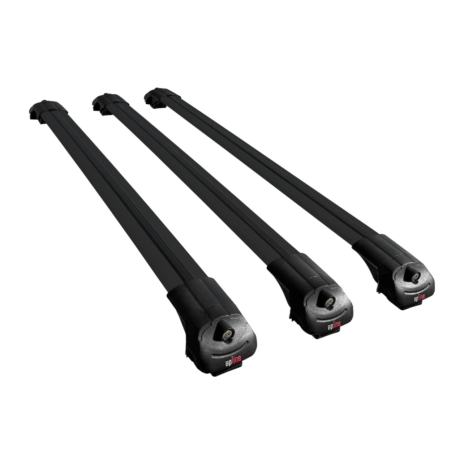 Compatible avec Chevrolet Tahoe 1995-2000 ACE-1 Barres de Toit Railing Porte-Bagages de Voiture Noir Aluminium 3 Barres