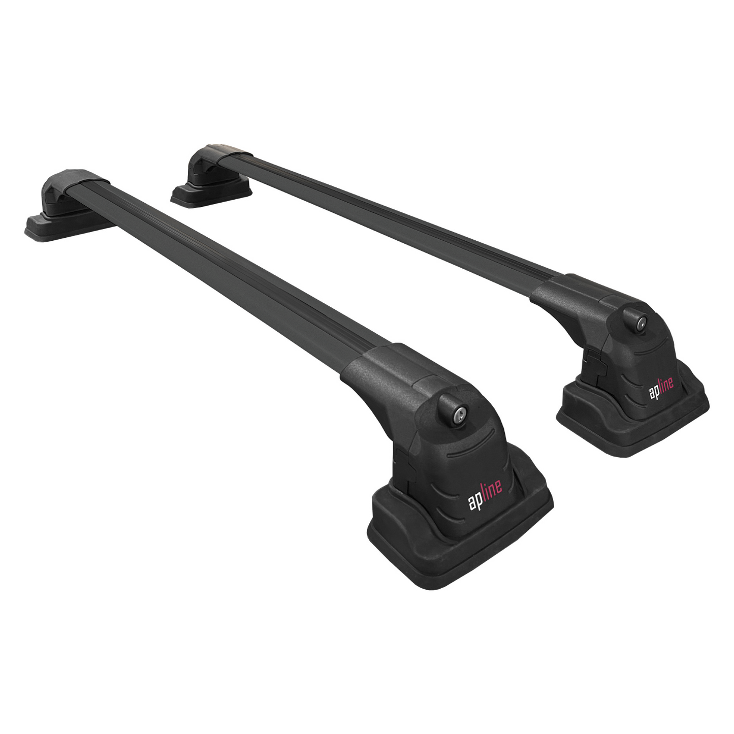 Compatible avec Ford B-Max (B232) 2012-2017 ACE-3 Barres de Toit Railing Porte-Bagages de Voiture Noir Aluminium 2 Barres