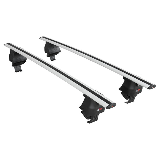 Compatible avec A4 (B9) Pre-Facelift 2016-2019 ACE-4 Barres de Toit Railing Porte-Bagages de Voiture Gris Aluminium 2 Barres