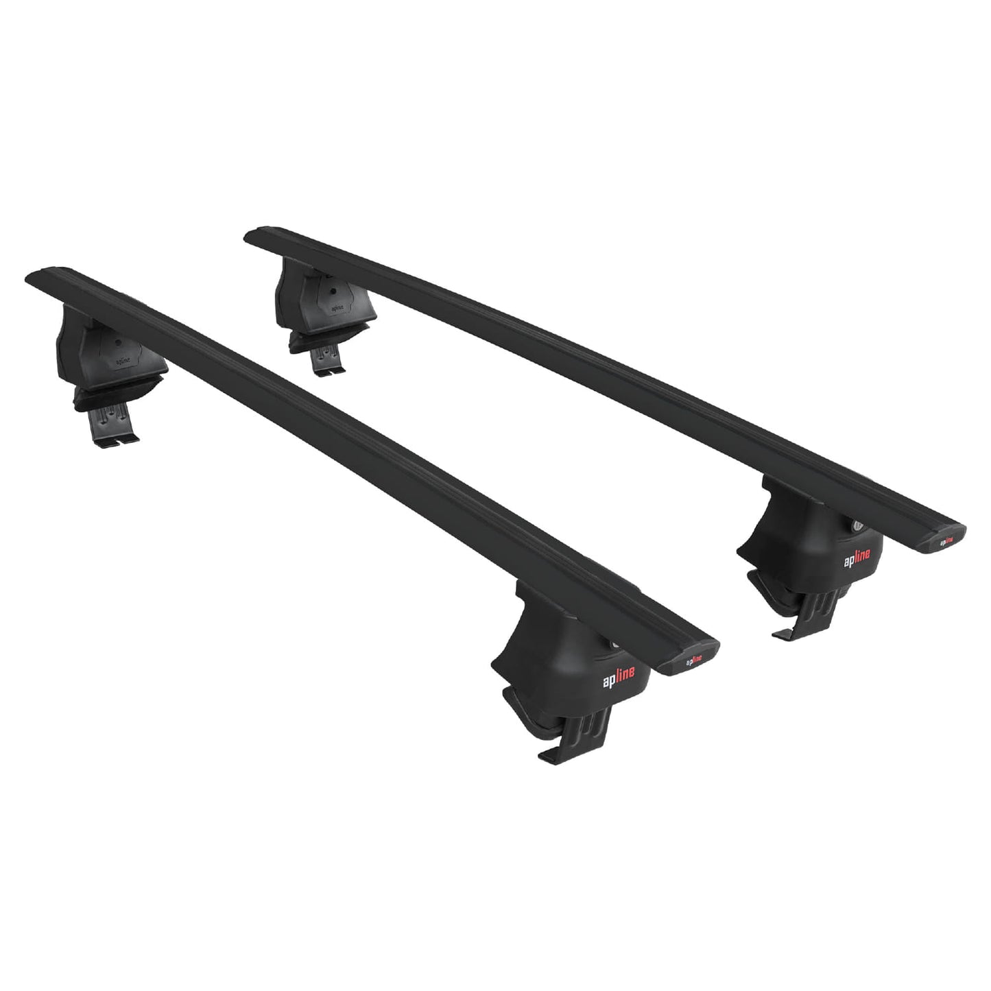 Compatible avec Mitsubishi L200 IV 2006-2014 ACE-4 Barres de Toit Railing Porte-Bagages de Voiture Noir Aluminium 2 Barres