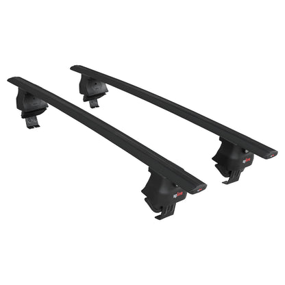 Compatible avec Peugeot 308 III (P5) 2021-2025 ACE-4 Barres de Toit Railing Porte-Bagages de Voiture Noir Aluminium 2 Barres