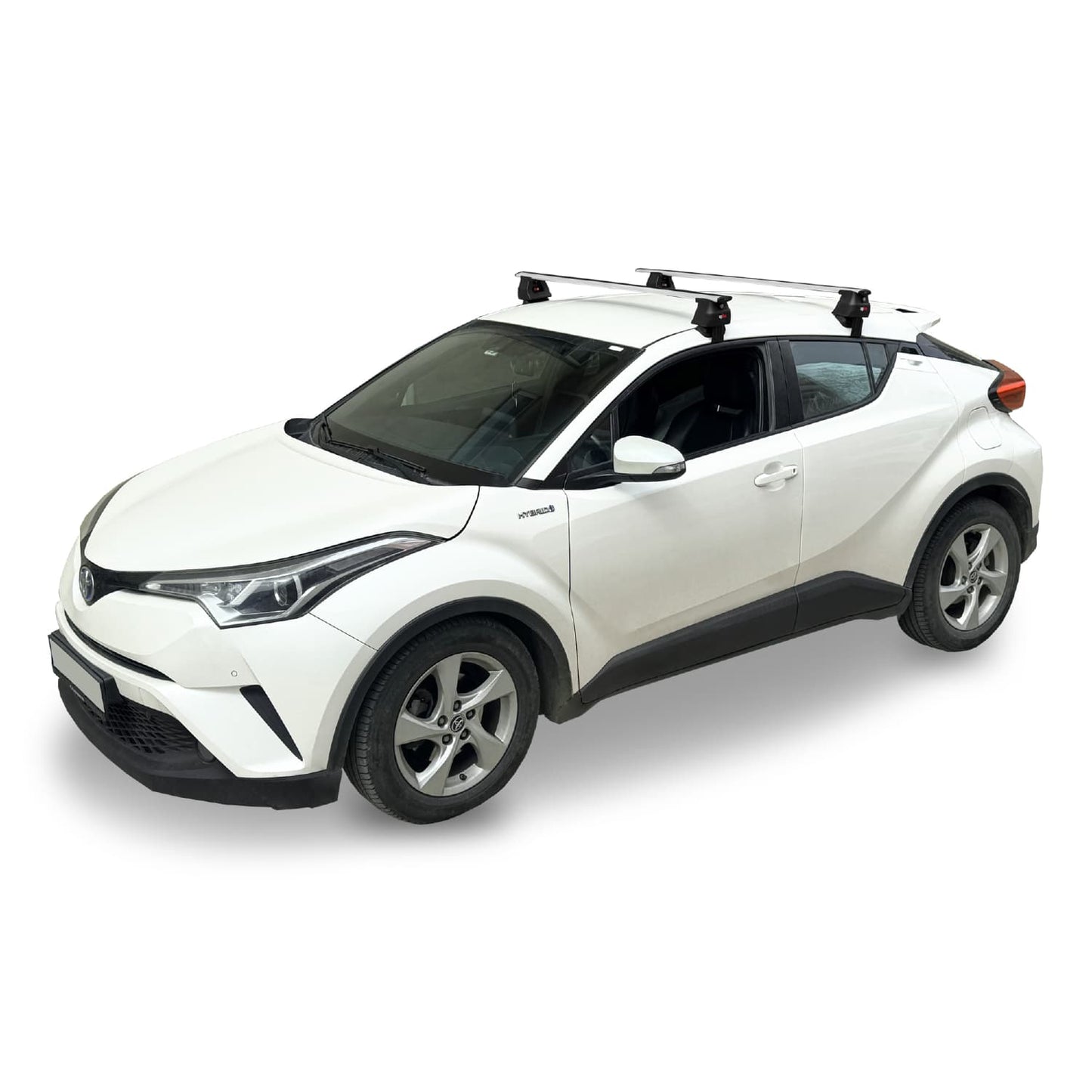 Compatible avec Toyota C-HR 2016-2022 ACE-4 Barres de Toit Railing Porte-Bagages de Voiture Gris Aluminium 2 Barres
