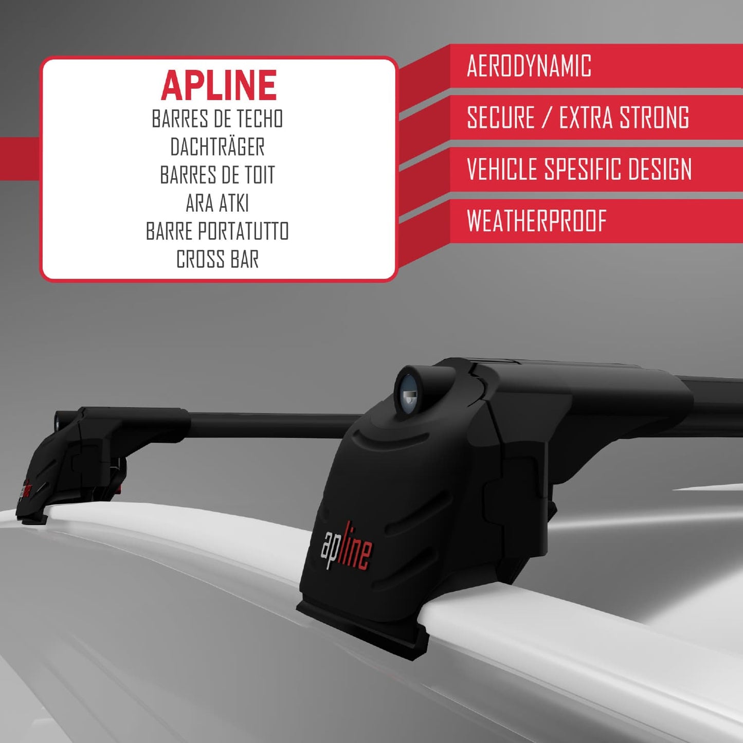 Compatibile con BMW X1 (U11) 2023-2025 ACE-2 Barre portatutto per auto, barre portatutto in alluminio nero, 2 barre