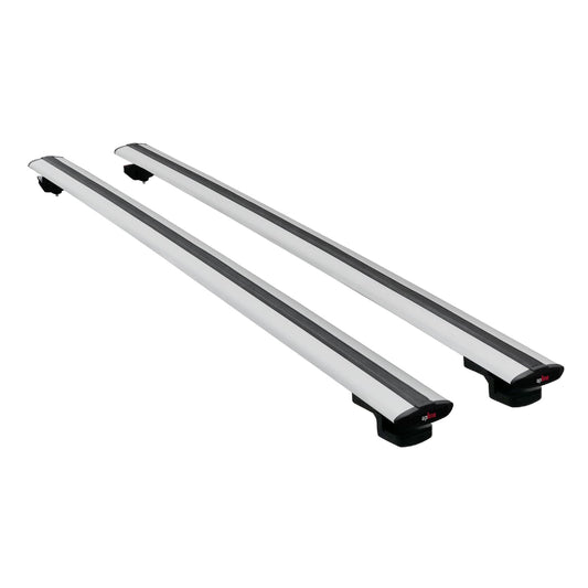 Compatible avec Subaru XV 2013-2017 BASIC Model Barres de Toit Railing Porte-Bagages de Voiture Gris Aluminium 2 Barres
