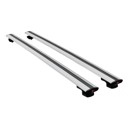 Compatible with Mercedes EQB (X243) 2021-2025 BASIC Model Car Roof Rack Cross Bar Grey Aluminium 2 Bars