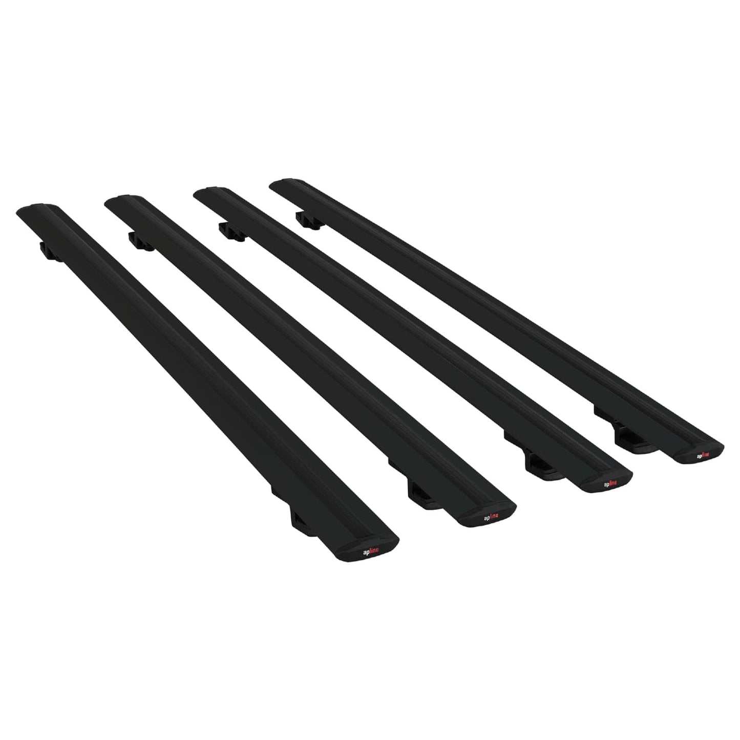 Compatible avec Mercedes Classe V 3 (W447) 2014-2025 BASIC Model Barres de Toit Railing Porte-Bagages de Voiture Noir Aluminium 4 Barres