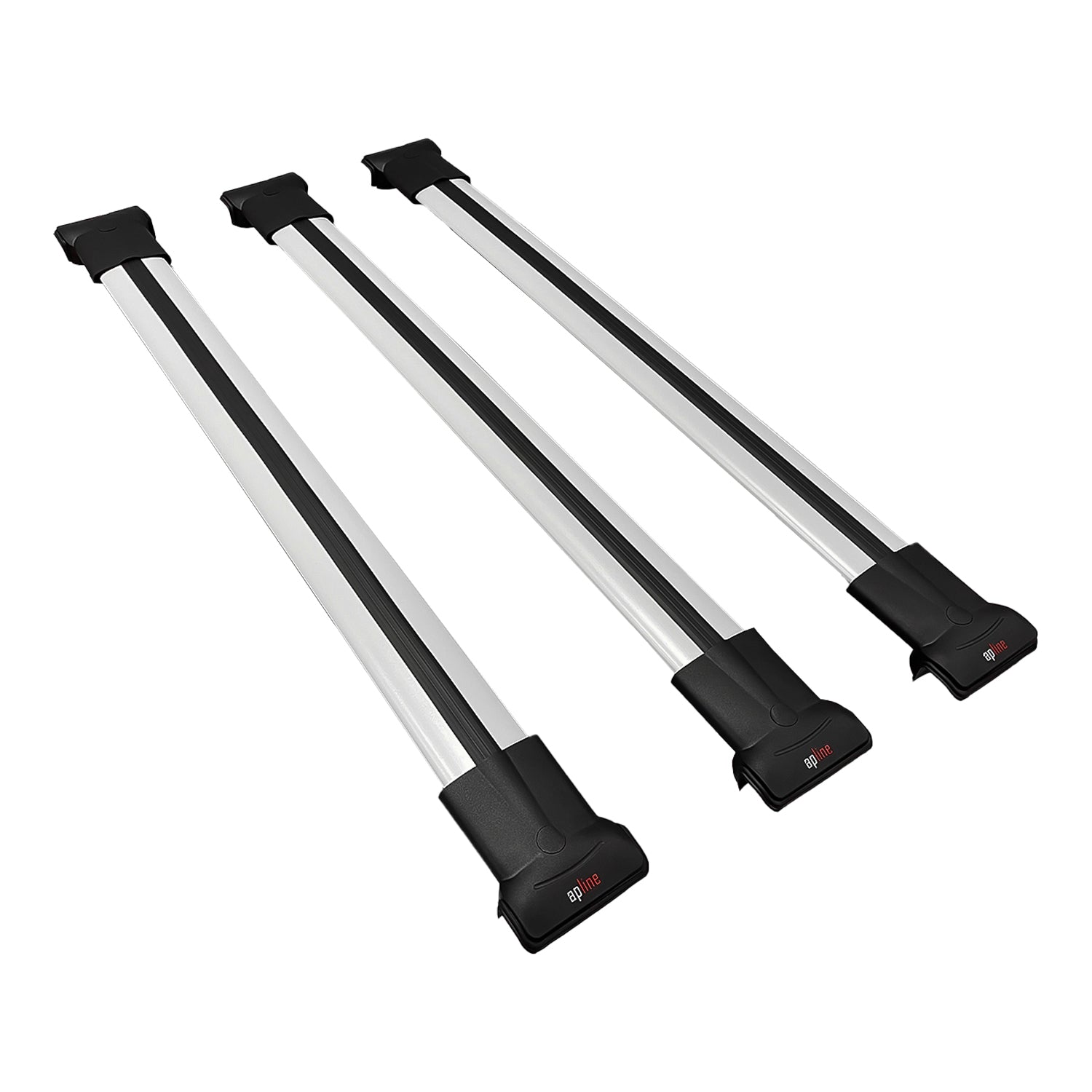 Compatible avec Subaru Outback Wilderness 2022-2024 FLY Model Barres de Toit Railing Porte-Bagages de Voiture Gris Aluminium 3 Barres