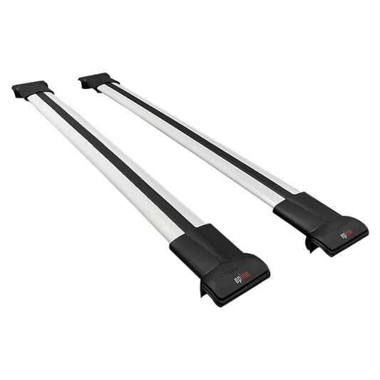 Compatible avec Suzuki Baleno 1995-2002 FLY Model Barres de Toit Railing Porte-Bagages de Voiture Gris Aluminium 2 Barres