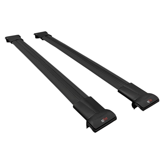 Compatible avec Subaru Outback 2010-2014 FLY Model Barres de Toit Railing Porte-Bagages de Voiture Noir Aluminium 2 Barres