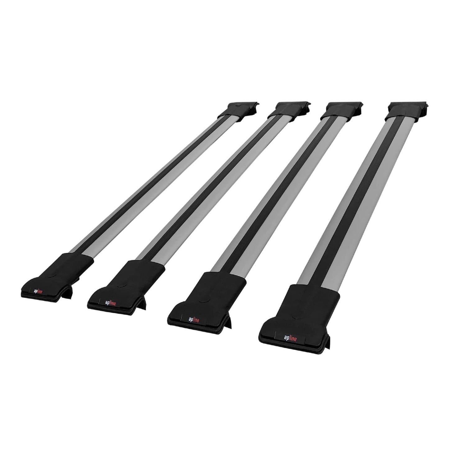 Compatible with Ford Transit/Tourneo Connect 2002-2013 FLY Model Car Roof Rack Cross Bar Grey Aluminium 4 Bars