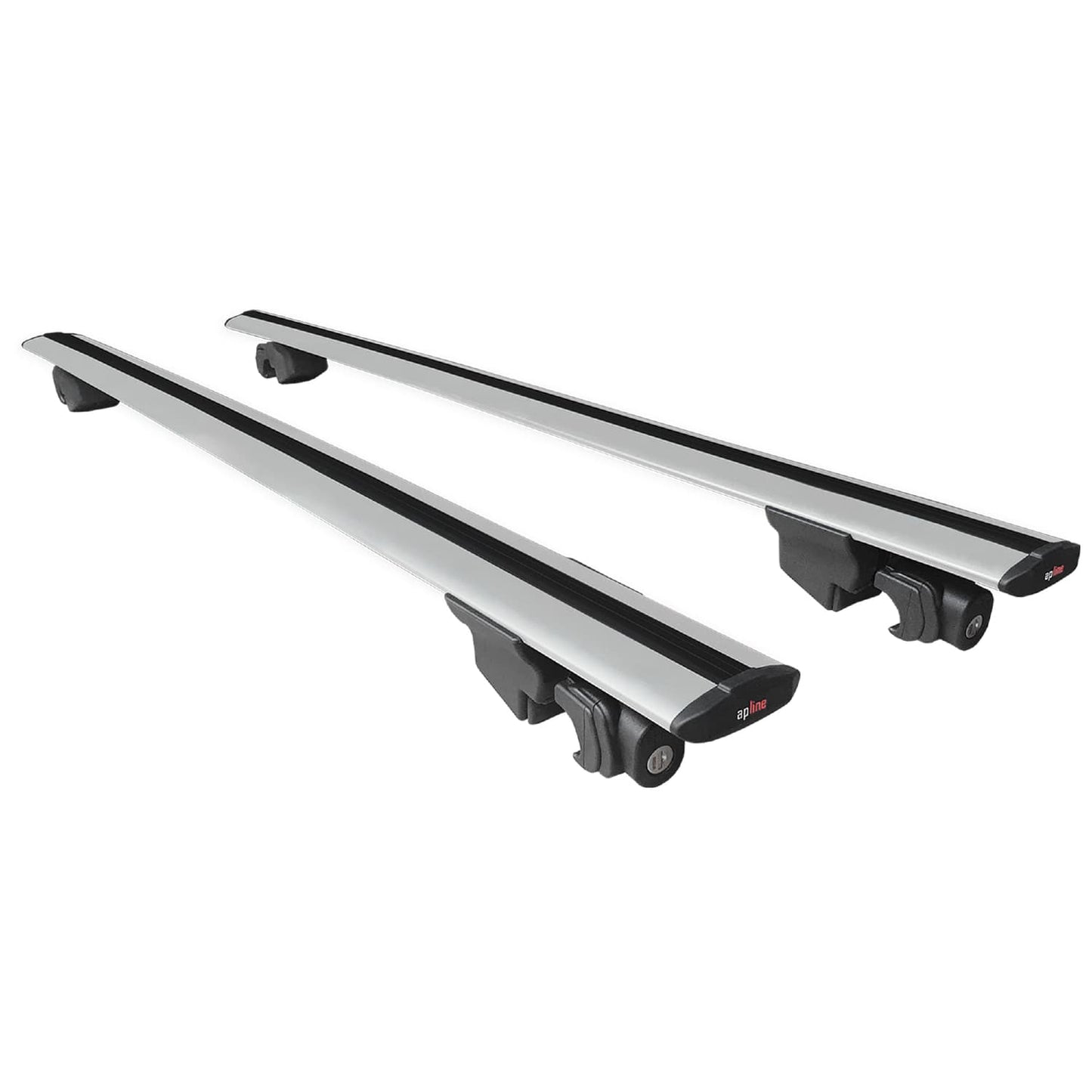 Compatible with Peugeot 308 (T7) SW 2008-2013 HOOK Model Car Roof Rack Cross Bar Grey Aluminium 2 Bars