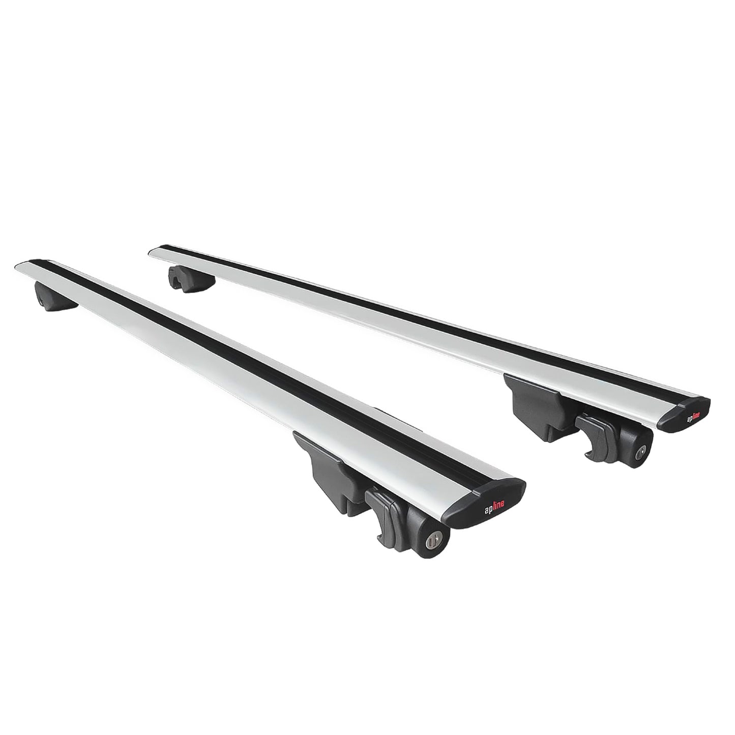 Compatible avec Jeep Compass J4U 2025-2026 HOOK Model Barres de Toit Railing Porte-Bagages de Voiture Gris Aluminium 2 Barres