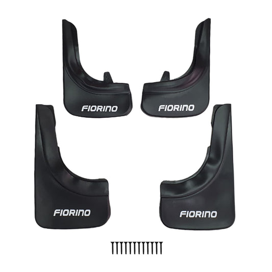 Compatible avec Fiat Fiorino 3 2008-2024 Jeu de Bavettes Garde-boue Avant et Arrière de Voiture 4 Pcs Noir