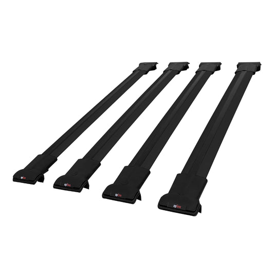 Compatible with Peugeot Boxer 2 2007-2025 FLY Model Car Roof Rack Cross Bar Black Aluminium 4 Bars