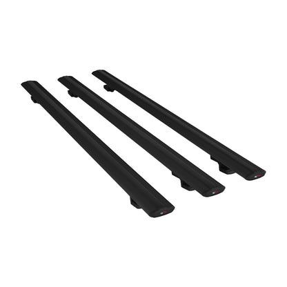 Compatible avec Mercedes Classe V 3 (W447) 2014-2025 BASIC Model Barres de Toit Railing Porte-Bagages de Voiture Noir Aluminium 3 Barres
