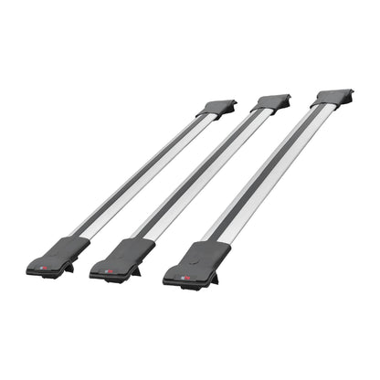 Compatible with LEAPMOTOR C10 2024-2025 FLY Model Car Roof Rack Cross Bar Grey Aluminium 3 Bars